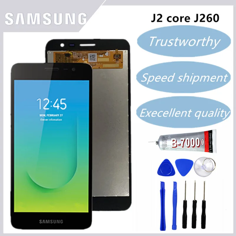 ЖК-дисплей для Samsung Galaxy J2 Core 2018 J260 J260M/DS J260F/DS J260G/DS сенсорный датчик дигитайзер в