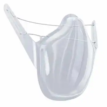 Masque transparent en plastique