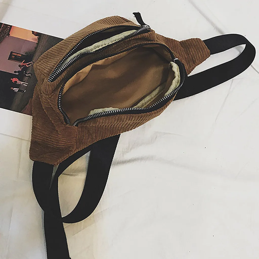Холщовая поясная сумка унисекс на молнии, нагрудная сумка, уличная спортивная повседневная поясная сумка для девочек и мальчиков, поясная сумка, модная поясная сумка для телефона