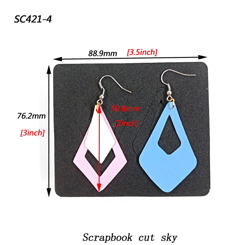 Earring-SC421 скрапбукинга срезанное небо и стальные деревянные штампы совместимы с большинством машин