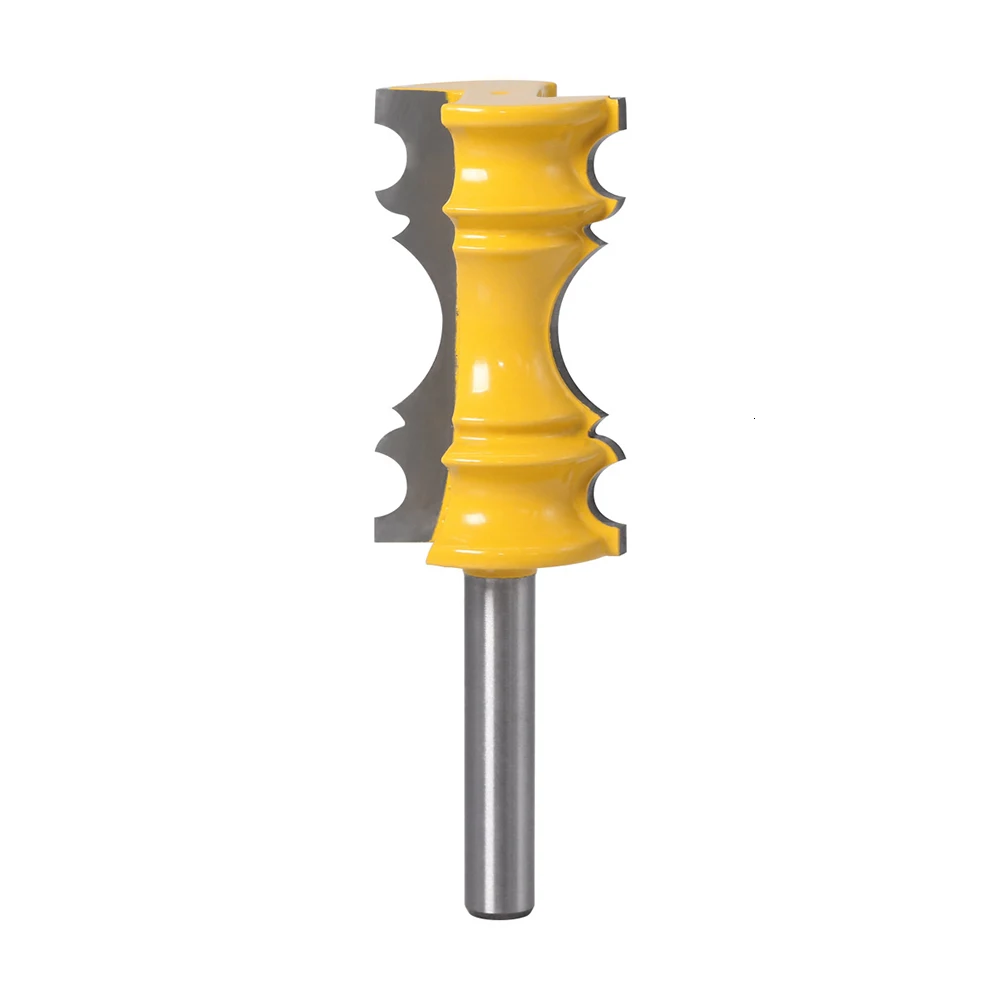 1pc Large Elaborate Chair Rail Molding Router Bit 8mm Shank Carbide Woodworking Milling Cutter Line knife for Woodworking Tools