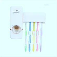 Автоматический Дозатор зубной пасты для ванной комнаты, настенный держатель для зубной щетки, аксессуары для ванной комнаты pf92014