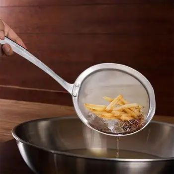 

Kitchen Stainless Steel Wire Fine Mesh Oil Strainer Multifunctional high quality Flour Sieve Colander Home kitchen Tools