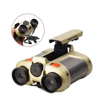 

Kuulee Exquisite Binocular with Light Night Scope Toy for Kids High Quality Child Interesting Toys plastic color box