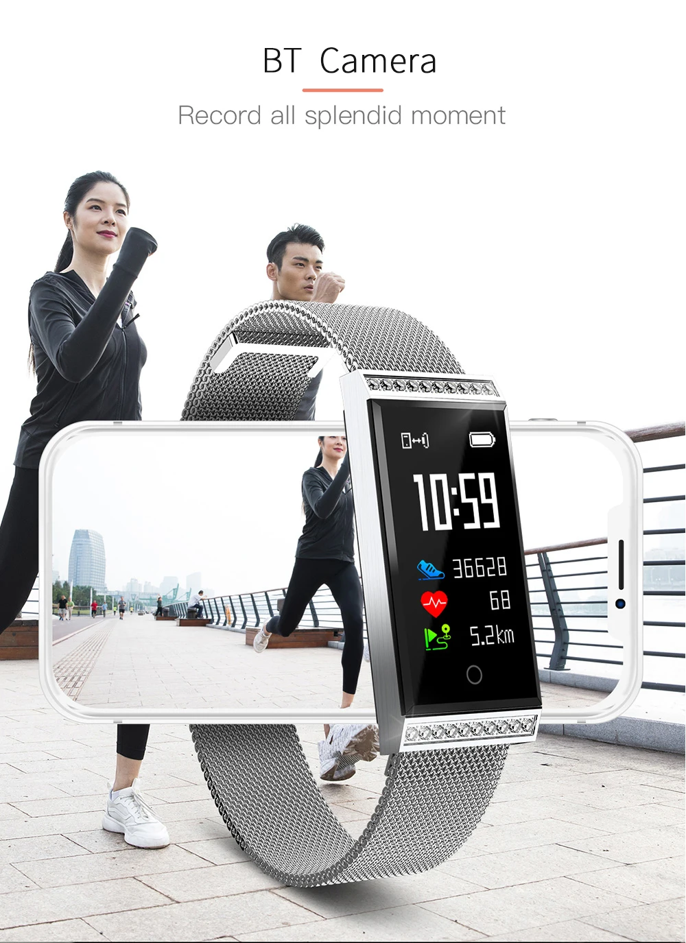 Microwear X11 умный Браслет фитнес-трекер сна монитор сердечного ритма IP68 Водонепроницаемый Спортивный Браслет Смарт-часы для мужчин и женщин