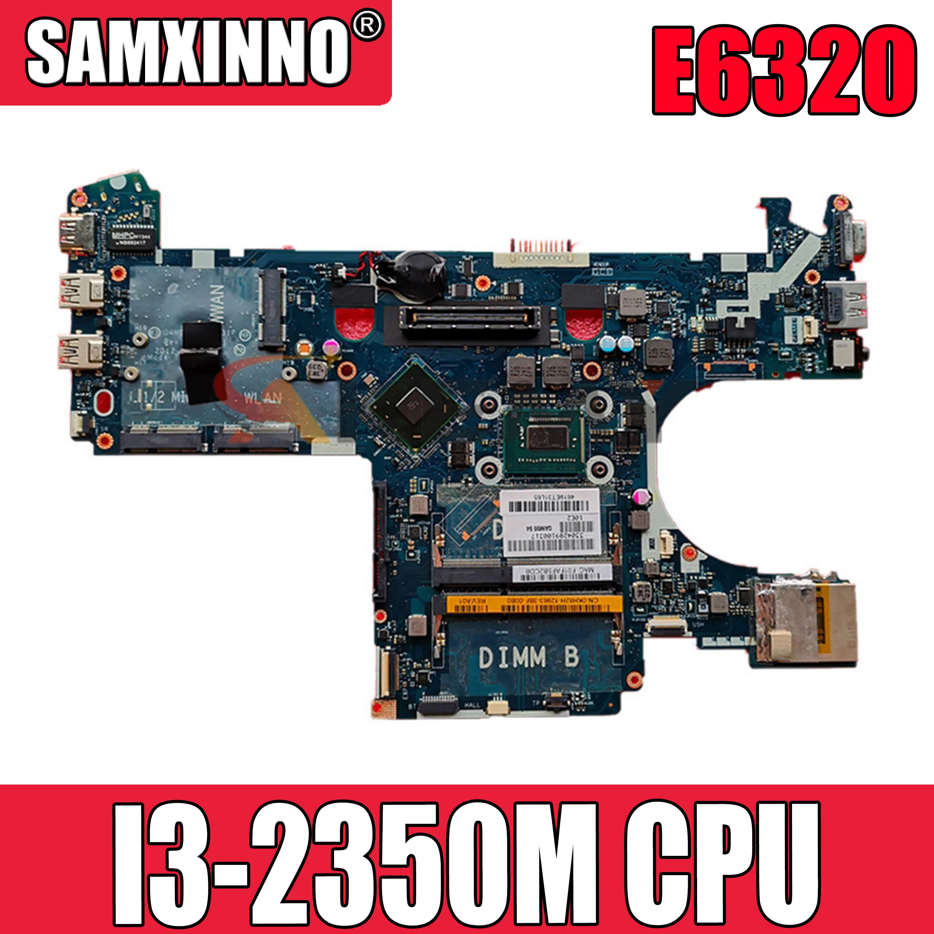 Оригинальная материнская плата для ноутбука DELL Latitude E6230 Core I3-2350M CN-0H62PP 0H62PP QAM00 LA-7731P