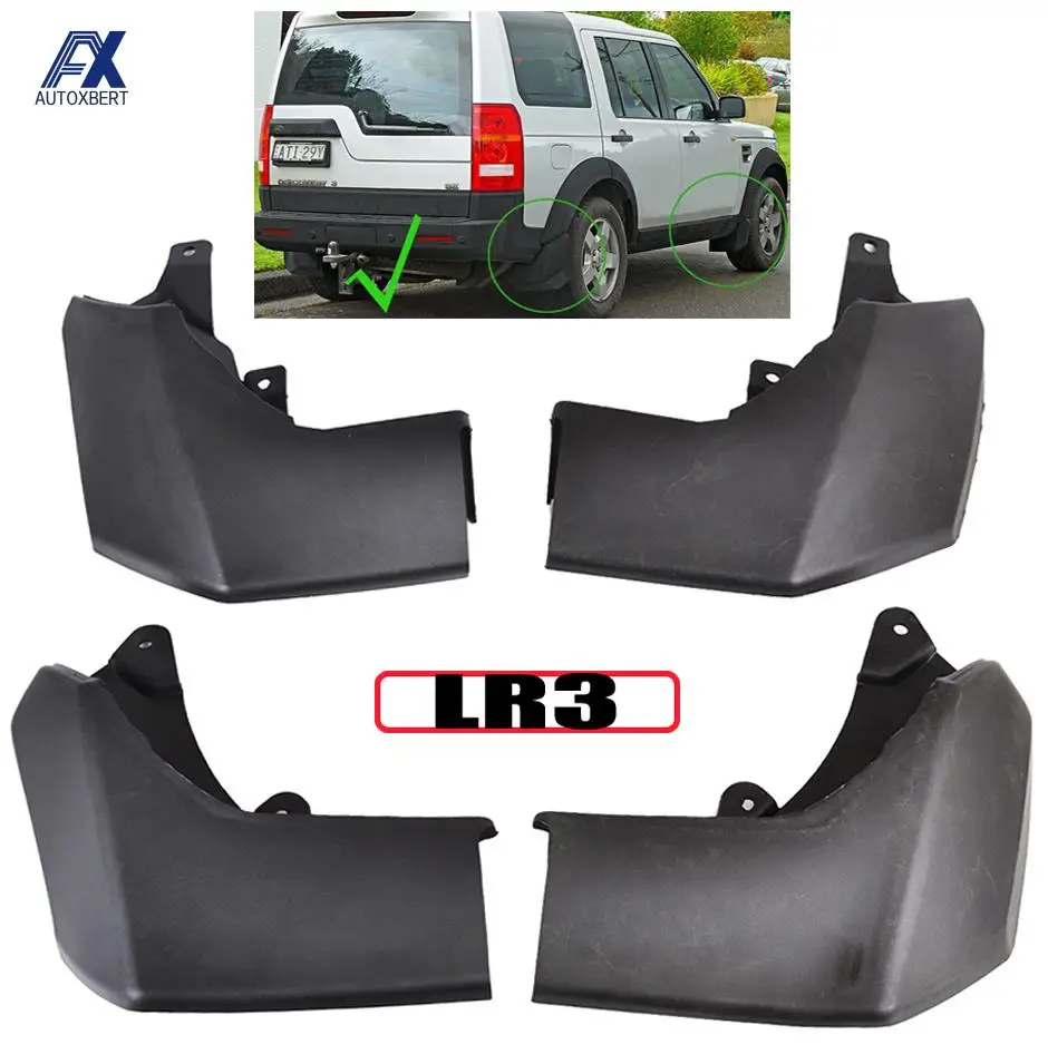 

Set Mudflaps Mud Flap Front Rear Accessories For Land Rover Discovery 3 2004 2005 2006-2008 LR3 Splash Guards Mudguards Fender