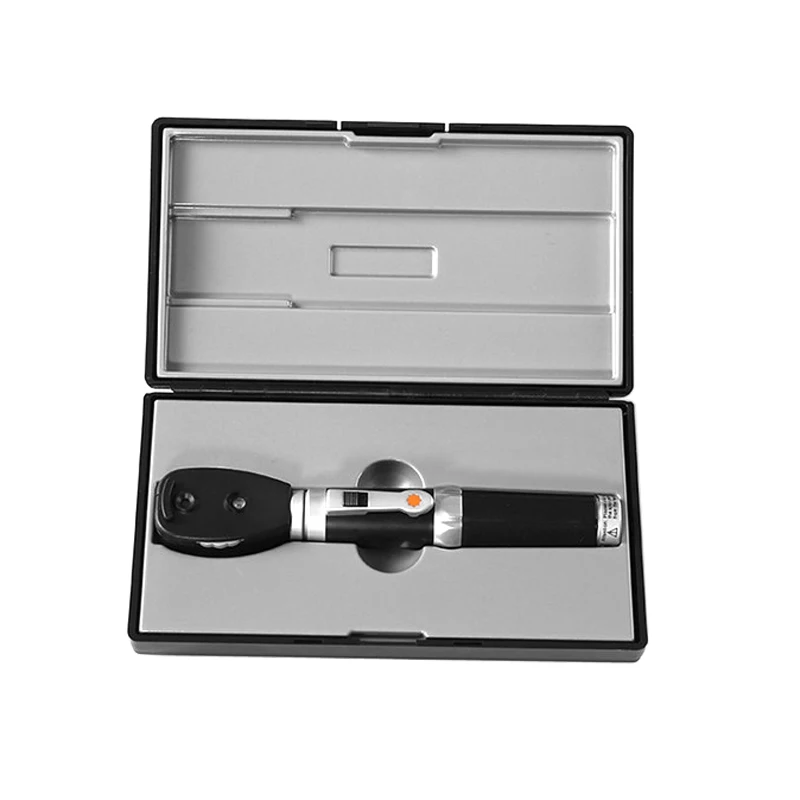 Classic LED Professional Medical Oftalmoscopio 5 Different Apertures Eye LED Diagnostic Straight Portable Direct Ophthalmoscope