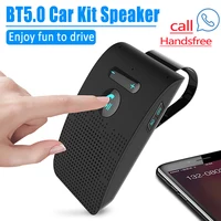 Receptor de Audio con Bluetooth 5,0, Kit de manos libres para coche, parasol inalámbrico, altavoz para teléfono, multipunto de llamada, parasol con Clip