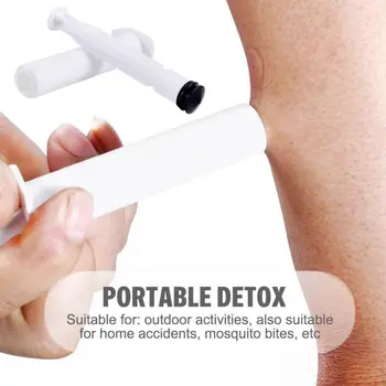 

10pcs Mosquito Extractor Pump First Aid Safety Kit Snake and Bug Bites Detoxification Vacuum Suction Device Outdoor