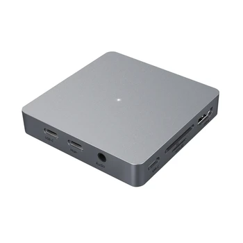 

USB3.1 -Type C Hub USB C Hub Expands HDM VGA RJ45 11-In-1 Docking Station