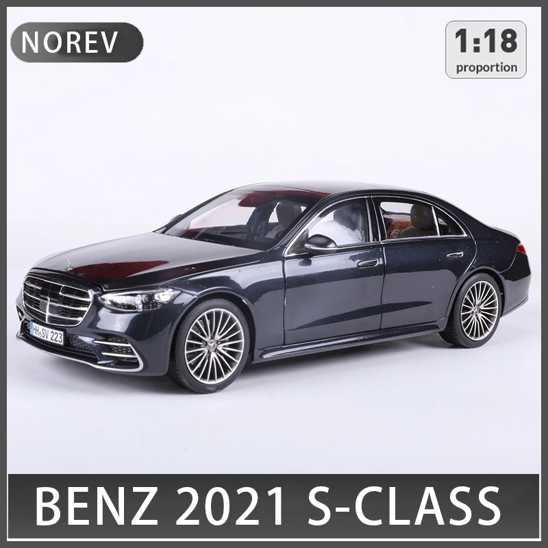NOREV 1:18 2021 Mercedes Benz S-Class Diecast Car Model For