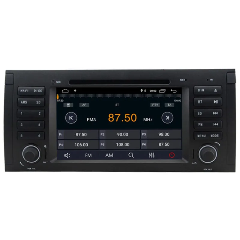 1 Din Android 8,1 автомобильный dvd-плеер для B-MW X5 E53 E39 gps стерео аудио навигация Мультимедиа экран головное устройство DVD Automotivo 2 GB