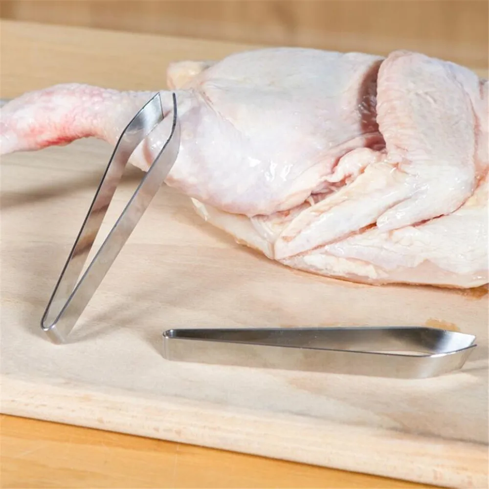 Stainless Steel Fish Bone Tweezers Remover Pincer Puller Tongs Pick-Up Seafood Tool Crafts Tweezers Kitchen Hand Tools fish bone tweezers,kitchen tweezers