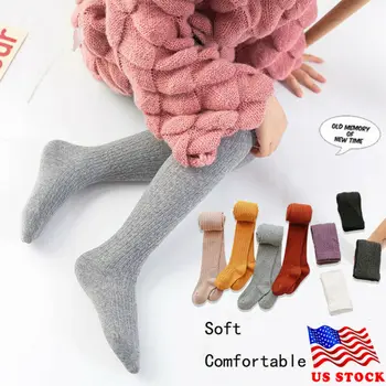 

Hot Sale New Autumn Children Girls Pantyhose Cotton Knited Toddlers Baby Long Tights