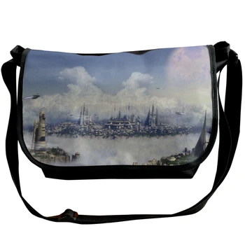 

Huanxiang_yishu-023 Fashion Solid Canvas Messenger Satchel Bags Buckle Casual Portable Shoulder Bag