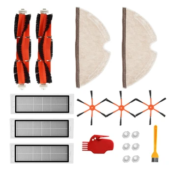 

18Pcs Vacuum Cleaner Accessories Main Brush/Side Brushes/Filters for Xiaomi/Stone/Vacuum Cleaner