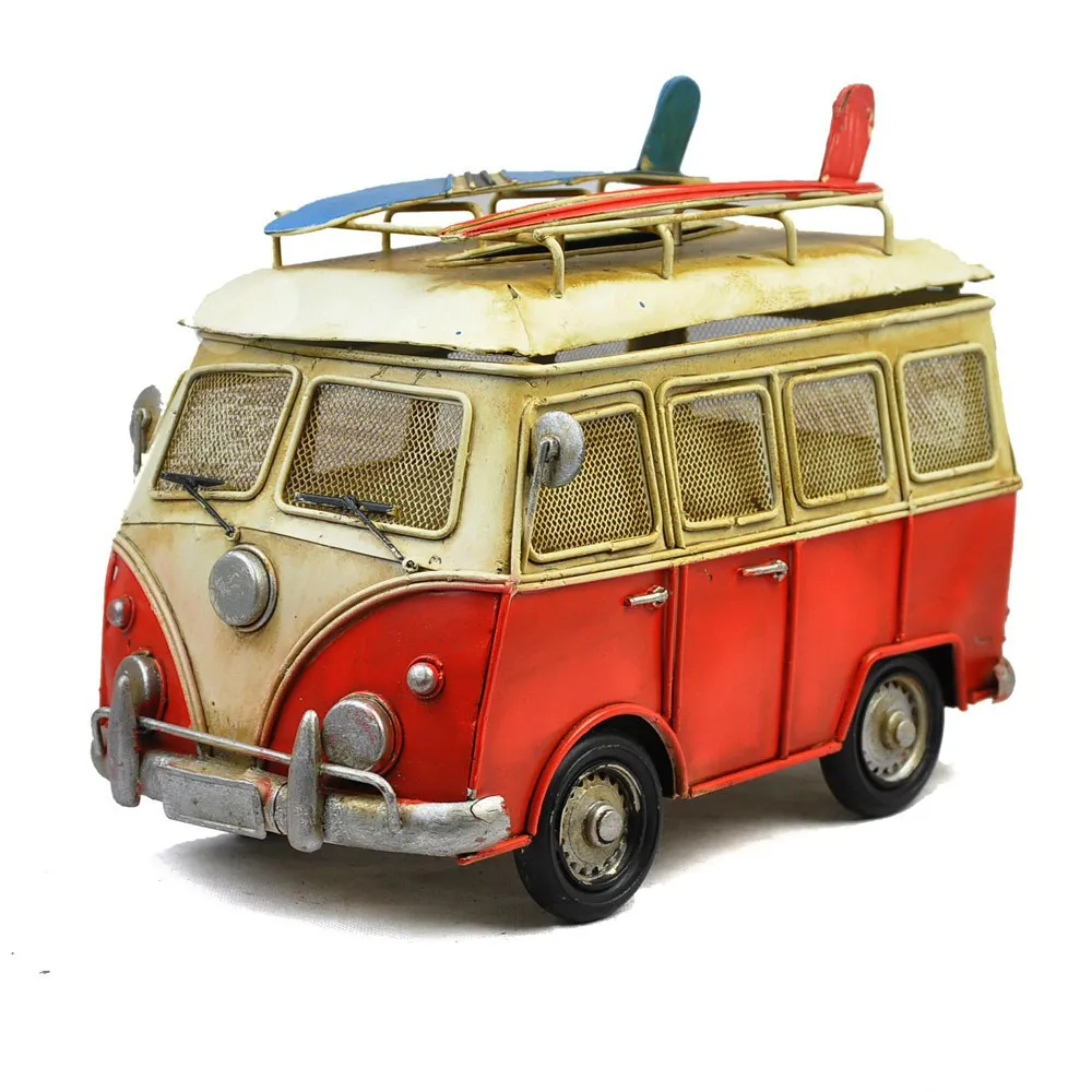 

Car model bus paper box home soft dress birthday gift decoration simple cafe bar decoration crafts
