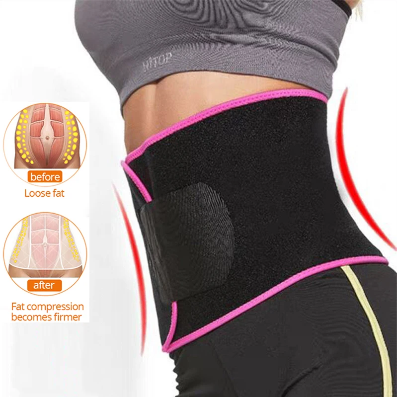 

Women Slimming Belt Control Belly Waist Trainer Cincher Faja Corset Body Shaper Belt Modeling Strap Waist Trimmer Girdle Belt