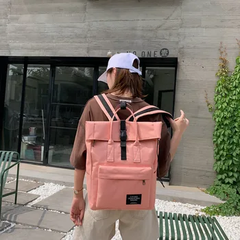 

Casual Backpack Female Travel canvas Women's backpack Large Capacity School Bag for Girls Zipper Leisure Bags laptop backpack