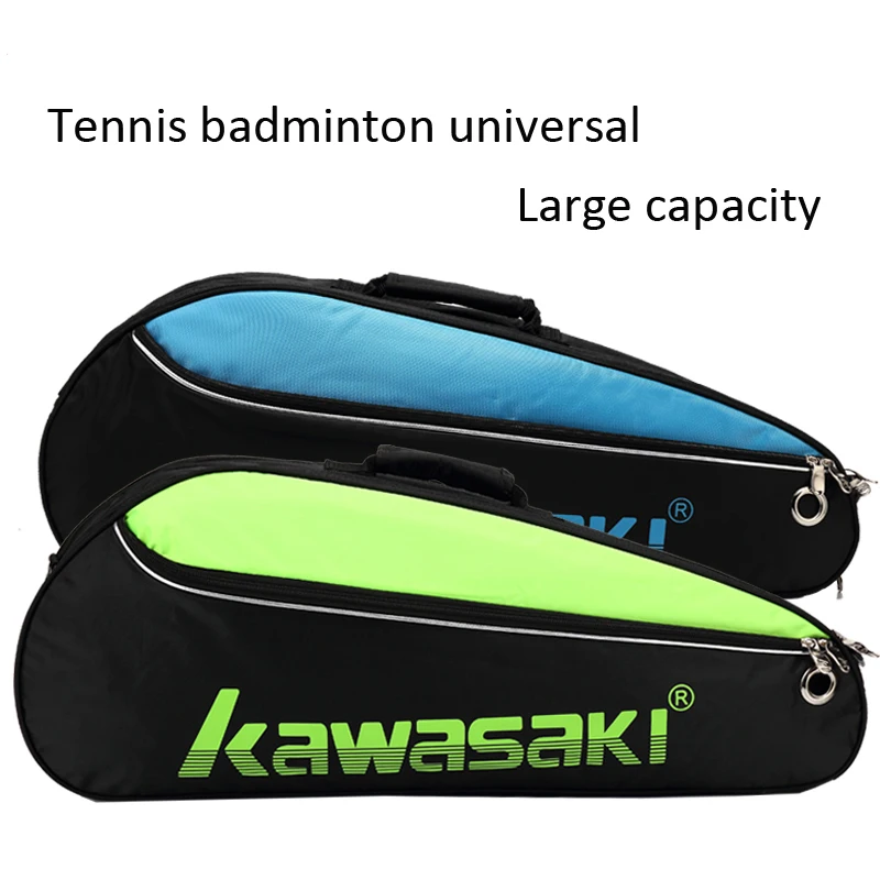 Kawasaki теннис бадминтон рюкзак для ракеток 6 бадминтон Raqueta большой емкости один Shouders диагональный крест портативная тренировочная сумка