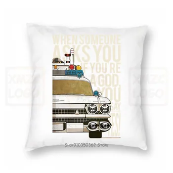 

Ghostbusters Ecto 1- When Someone Asks You If You Are A Man Of God Pillow case. Women Men