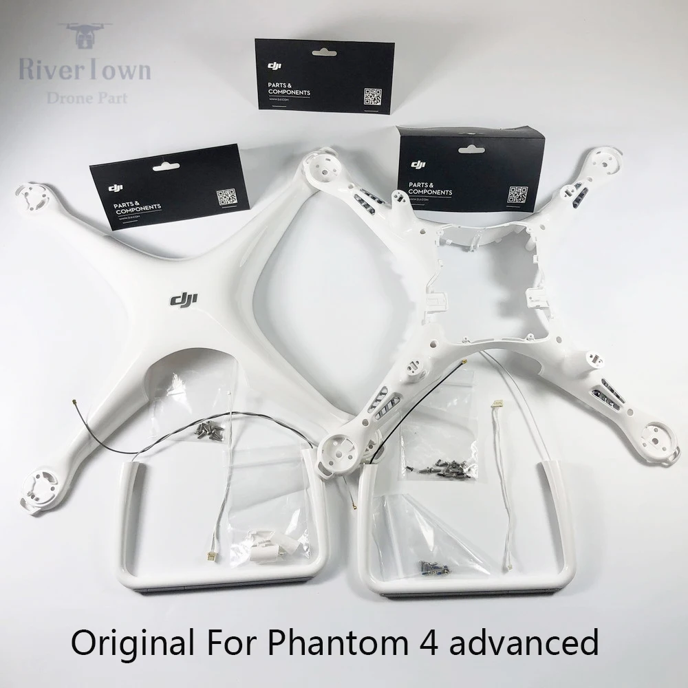 

100% Original New Body Shell for DJI Phantom 4 Advanced Upper Cover Bottom Shell Landing Gear with Screw P4 Adv Replacement Part