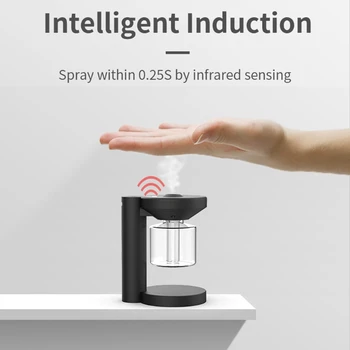 

2020 New 45ml Alcohol Spray Hospital Hand Sanitizer Machine Soap Dispenser Automatic Touchless Touch Free Smart Soap Dispenser