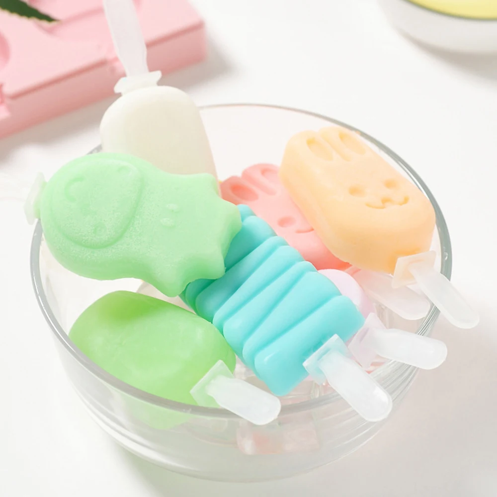 Силиконовые DIY Форма для изготовления мороженого с крышкой домашние Формы Для Мороженого ручной работы производитель кубиков льда лоток палочки для конфет бар пресс-форма, принадлежности