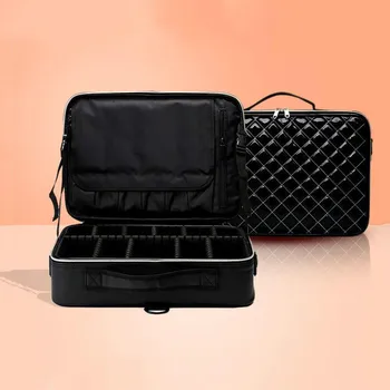 

women travel organizer Professional cosmetic makeup bag case for cosmetics storage make up suitcase train beauty box pouch bags