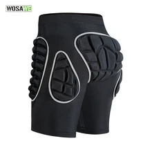 Шорты WOSAWE защитные для бедер, утепленные спортивные штаны из ЭВА, для сноуборда, скейтборда, хоккея, скейтборда, занятий спортом, протектор ягодиц