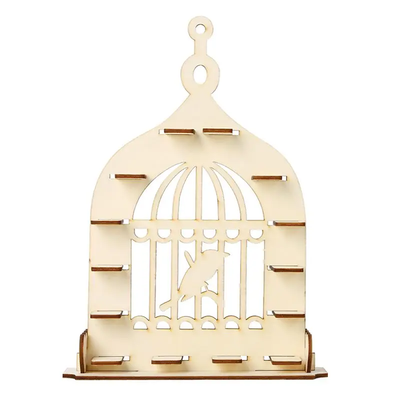 

DIY Wooden Display Stand Bird Cage Shaped Chocolate Display Tree Stand Wedding Centrepiece Wedding Decoration Bruiloft Decoratie