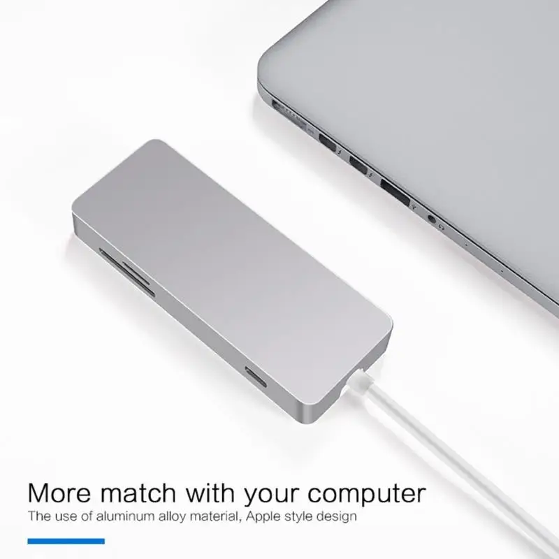 Кабель D0302 USB C концентратор USB3.1 type C к HDMI адаптер