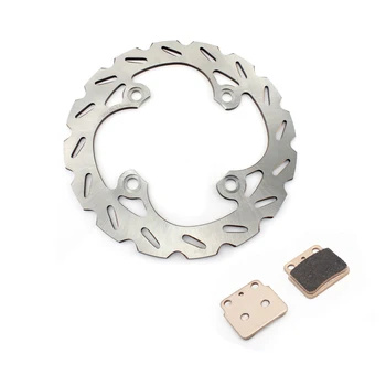 

BIKINGBOY ATV Wavy Rear Brake Disc Disk Rotor + Pad For Suzuki LT-Z 400 LTZ400 Quadsport K3 K4 K5 K6 K7 K8 K9 2003-2014