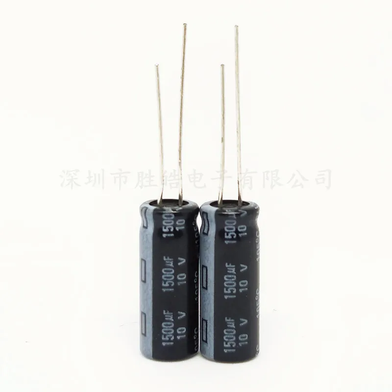 20pcs 10V1500UF High-quality Electrolytic Capacitor 10V 1500UF 10*13mm Size：10x13（MM） 20pcs 10x17mm 10v1500uf 16v1000uf 25v1000uf 35v470uf 100v100uf high frequency low resistance electrolytic capacitor