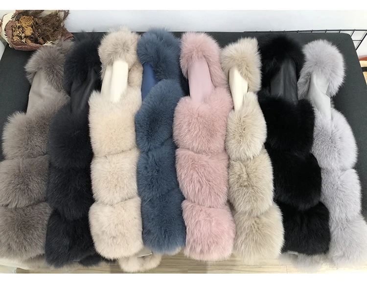 women coats and jackets winter natural fox fur coats (1)