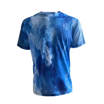 

Denim Blue Color Mountain Bike Jersey Quick Dry Cycling Jersey Summer Bike Jersey