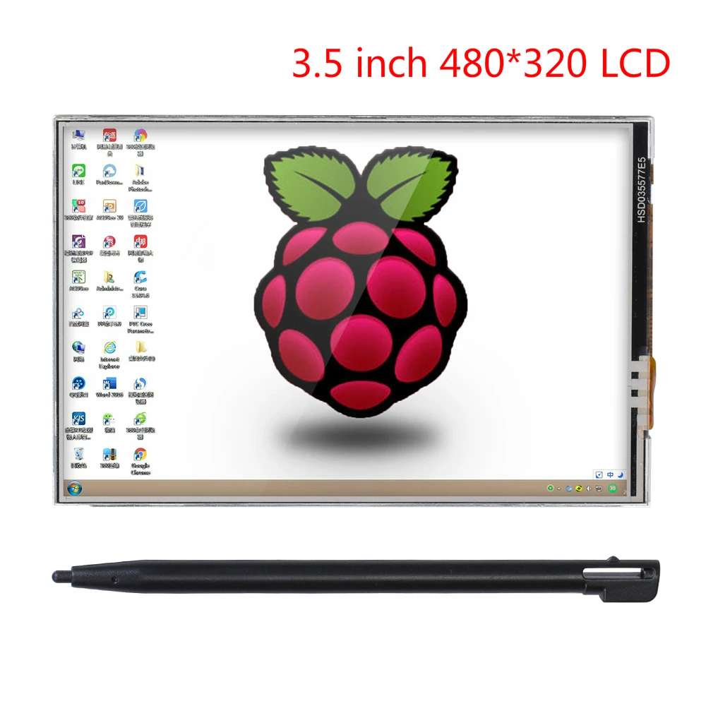 Raspberry Pi 3B Tounch Screen 3 5inch LCD Display 480 320 High Speed SPI Touchscreen With 1