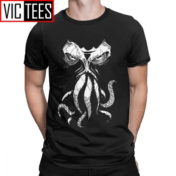 

Men Cthulhu Wakes T Shirt Cthulu Lovecraft Horror Necronomicon Chthulu 100 Premium Cotton Sweatshirt Humor Tee Summer T-Shirt