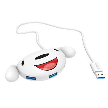 

4 Port USB3.0 High speed HUB CHB025 support 1TB HDD transfer speed up to 300mb/s 120cm cable