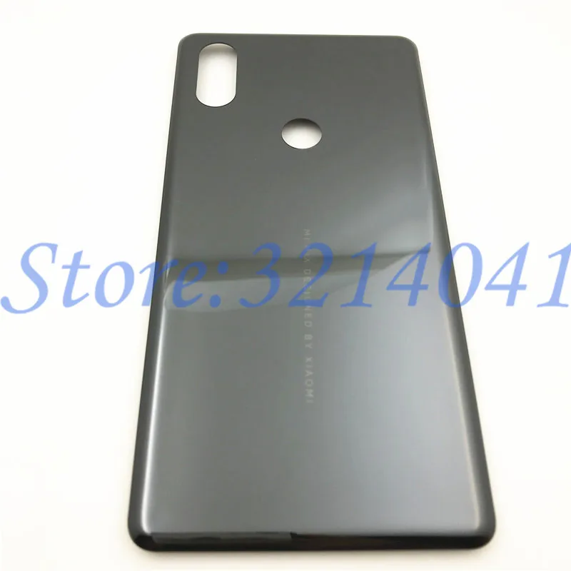 Mix 2S Black Керамический батарейный чехол для задней крышки корпуса для Xiaomi mi x mi X 2 mi x 2S без объектива камеры+ клей - Цвет: Mix 2S Black