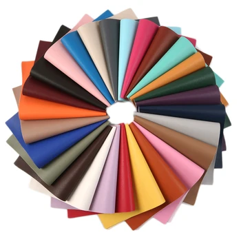 

David accessories 20*34cm Plain Coloured Synthetic Leather Faux Leather Fabric for DIY Bows Crafts,c8250
