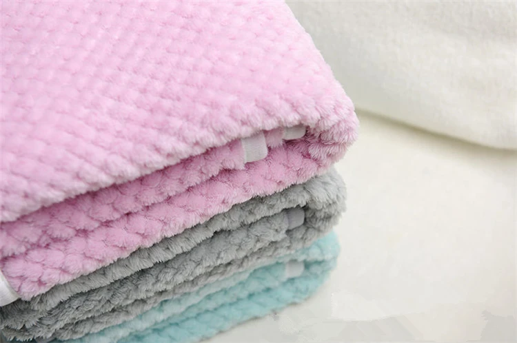 Объемное пушистое клетчатое детское одеяло для кровати, весеннее одеяло для малышей, коралловый флис, супер мягкое пушистое детское одеяло