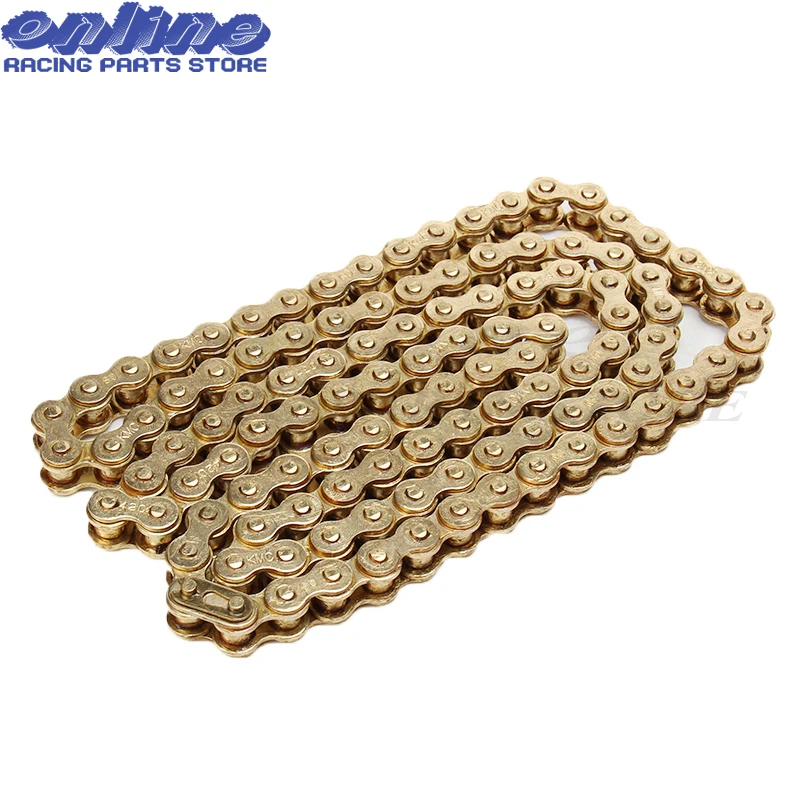 Golden Kmc 420 110links Chain Dirt Pit Bike Parts For Motorcycle Motorcross Enduro Supermoto