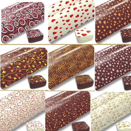 Chocolate Transfer Sheets - Wheat, Design & Realisation