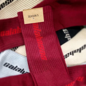 

Season 5 Calabasas Socks Kanye West Popular Brand Cotton Harajuku Gift Hip Hop VETEMENTS Happy Socks