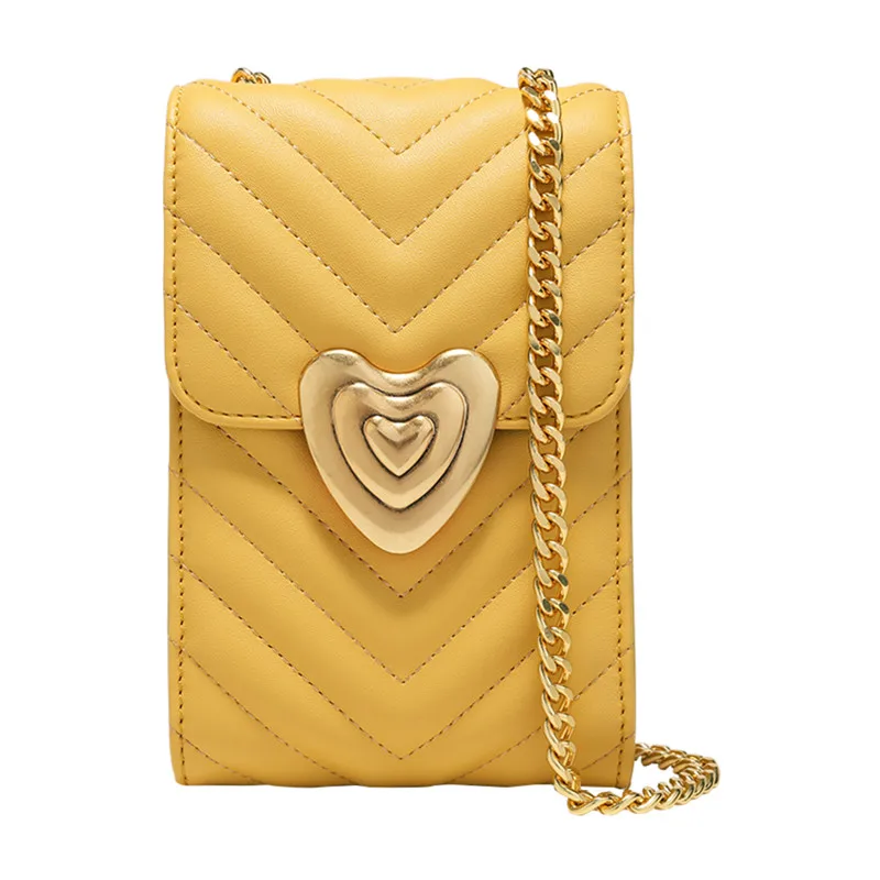 

2019 new red bag diagonal simple versatile chain small square bag