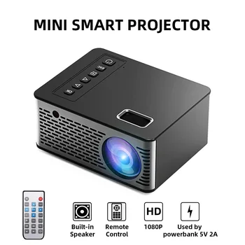 

Mini Projector Support 1080P Full HD Projector LCD LED Home Theater Projector 600 Lumens Outdoor Home HDMI/USB/AV