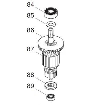 

AC220-240V MAKITA 517788-0 Rotor Motor Armature for HM1317C HM1307 Rotor