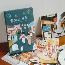 30 листов/набор Япония Кио Тур Акварельная серия открытка поздравительная открытка подарки на Рождество и год